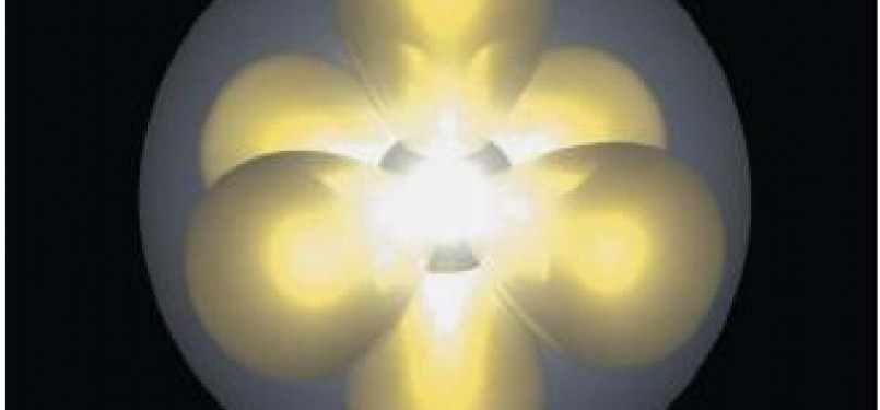 Atom modern (ilustrasi)