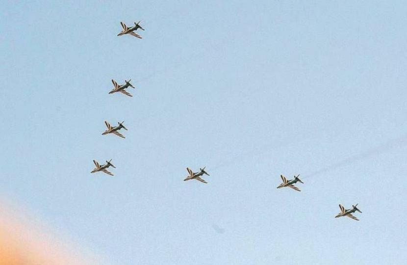 Atraksi udara besar mewarnai peringatan 90 tahun kemerdekaan Arab Saudi.