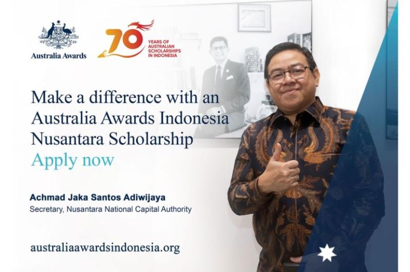 Australia Awards Indonesia Nusantara menyediakan beasiswa bagi WNI untuk berkontribusi di berbagai bidang penting untuk mengembangkan Ibu Kota Negara (IKN) Nusantara. 