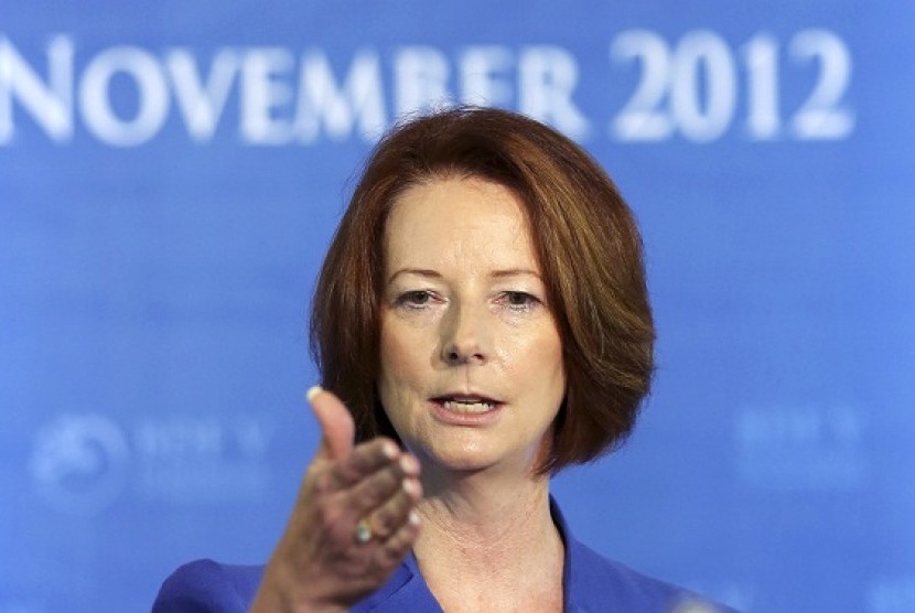 Mantan Perdana Menteri Australia Julia Gillard.   