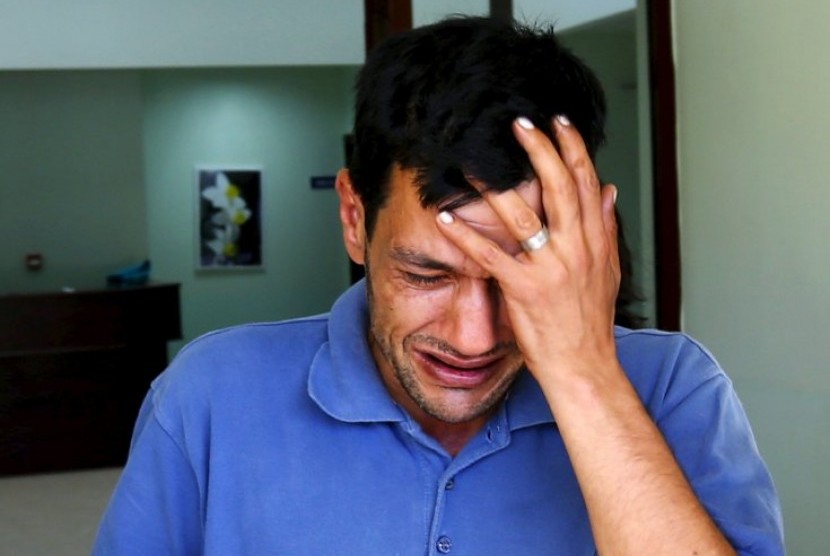 Ayah bocah Alan, Abdullah Kurdi, yang jasadnya terdampar di pantai Turki.