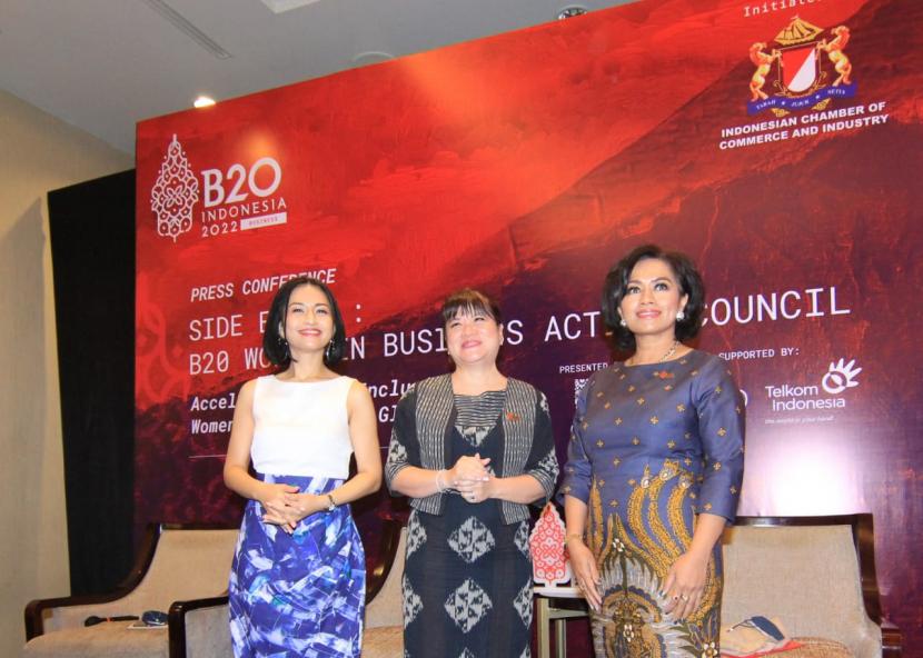 B20 Indonesia Women in Business Action Council (B20 WiBAC), salah satu gugus tugas dari Presidensi B20 Indonesia, gelar forum bertema Accelerating Inclusion of Women MSMEs in The Global Economy pada Jumat (17/06/2022). 
