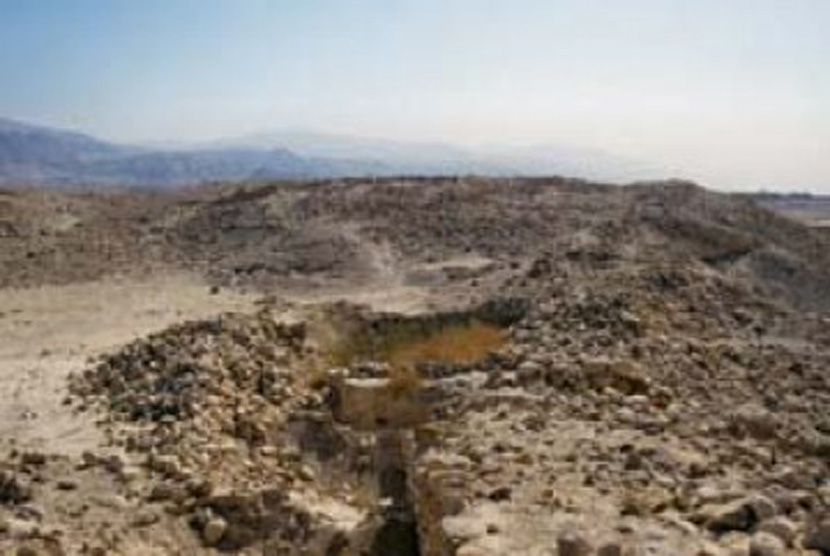 Azab Umat Nabi Luth yang Diabadikan Alquran. Foto: Bab-Edh-dhra, lokasi ditemukannya reruntuhan kota Sodom dan Gomoroh