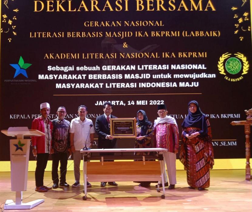 Bachtiar Adnan Kusuma (kedua dari kiri) di acara Gerakan Literasi Berbasis Masjid yang digelar di Jakarta,  14-15 Mei 2022 lalu.