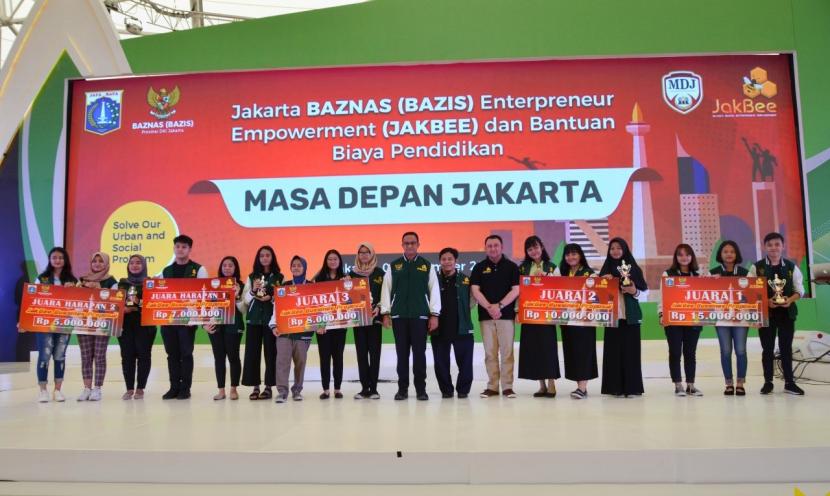 Badan Amil Zakat Nasional (Baznas) Baziz DKI Jakarta menggelar kompetisi Jakarta Baznas Enterpreneur dan Empowerment (JakBee).