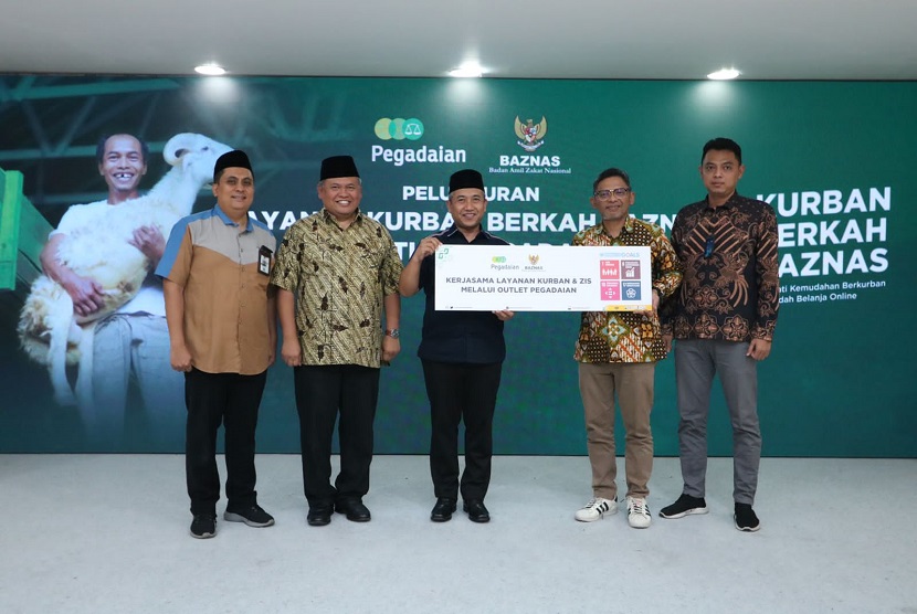 Badan Amil Zakat Nasional (BAZNAS) bersama PT Pegadaian kembali memperkuat kerja sama untuk melayani pembayaran Zakat, Infak, Sedekah (ZIS) dan kurban via outlet Pegadaian yang tersebar di seluruh Indonesia.