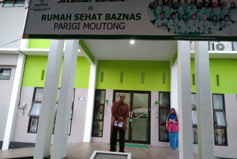 Badan Amil Zakat Nasional (Baznas) meresmikan Rumah Sehat Baznas (RSB) di Provinsi Sulawesi Tengah (Sulteng), Rabu (27/9).