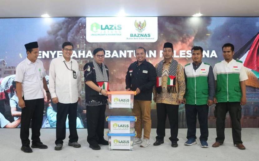 Badan Amil Zakat Nasional (Baznas) RI menerima donasi dari Lembaga Amil Zakat (LAZ) Al-Ihsan Jawa Tengah sebesar Rp 100 juta.