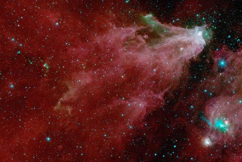 Badan Antariksa AS (NASA) membagikan foto formasi bintang besar yang terbentuk dari satu bintang.(NASA)