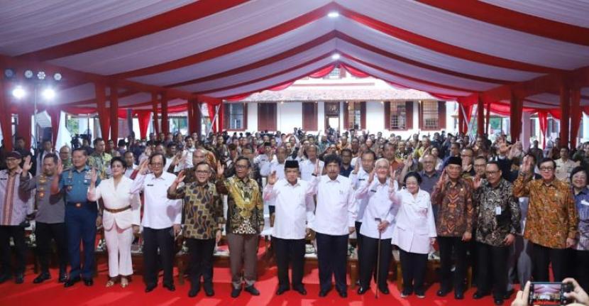 Badan Pembinaan Ideologi Pancasila (BPIP) berikan Pembinaan Ideologi Pancasila (PIP) kepada para pemangku kebijakan atau eksekutif melalui program Pembinaan Ideologi Pancasila melalui Program Eksekutif Nasional (PIP-PEN) Tahun 2023 di Museum ANRI, Jakarta, Selasa (12/9/2023).