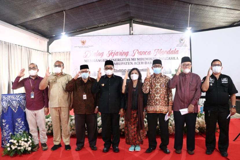 Badan Pembinaan Ideologi Pancasila (BPIP) dan Pemerintah Aceh barat sepakat membentuk Jejaring Panca Mandala.