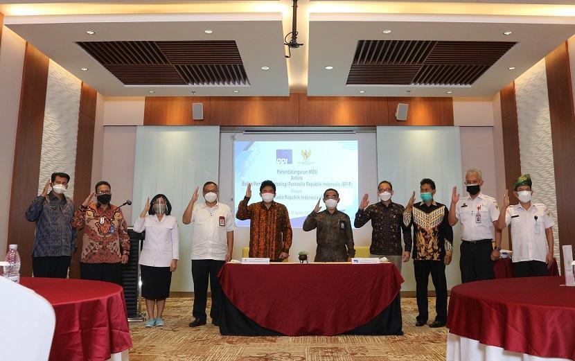 Badan Pembinaan Ideologi Pancasila (BPIP) dan Radio Republik Indonesia sepakat untuk menandatangani MoU kerja sama penguatan Pembinaan Ideologi Pancasila, Kamis (26/8).