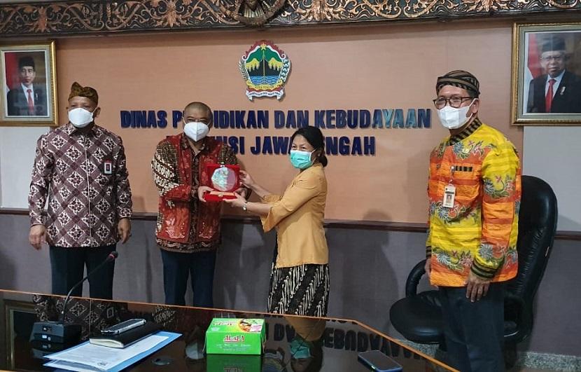 Badan Pembinaan Ideologi Pancasila (BPIP) melakukan kunjungan kerja ke Dinas Pendidikan dan Kebudayaan Provinsi Jawa Tengah, Kamis (18/11).