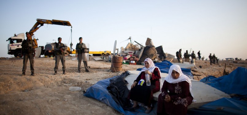 Badui Muslim yang dibongkar rumahnya oleh Israel