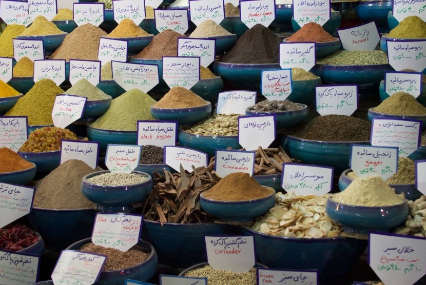 Bahan-bahan obat herbal yang di jual di Iran