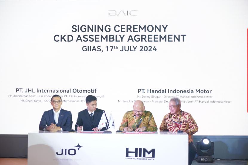 BAIC Group menunjuk PT Handal Indonesia Motor sebagai partner untuk melakukan perakitan secara lokal.