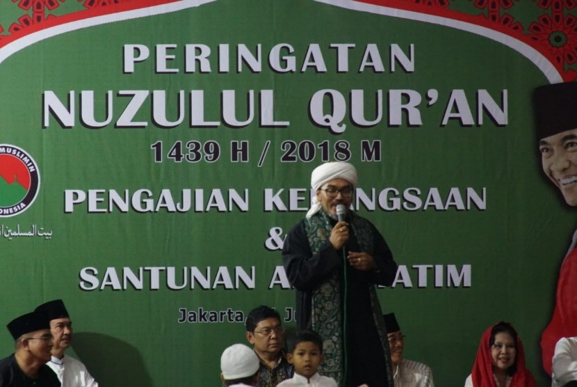 Baitul Muslimin Indonesia (Bamusi) menggelar pengajian kebangsaan bertepatan dengan hari lahir Pancasila 1 Juni. 
