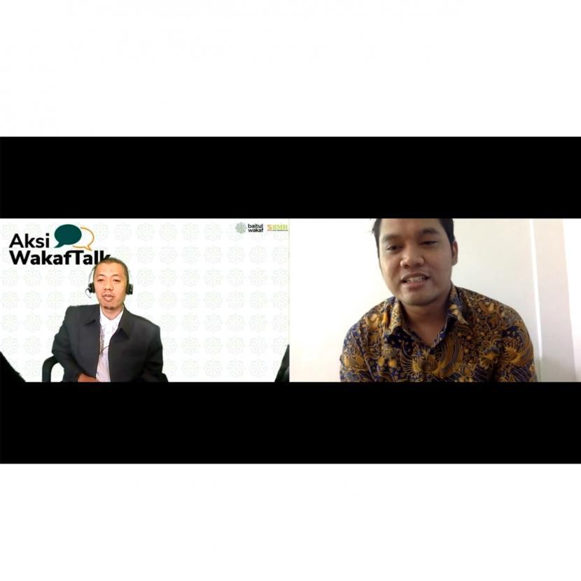 Baitul Wakaf menggelar Aksi Wakaf Talk pertama tahun 2021 dengan mengangkat tema Muda Peduli, Muda Berwakaf.