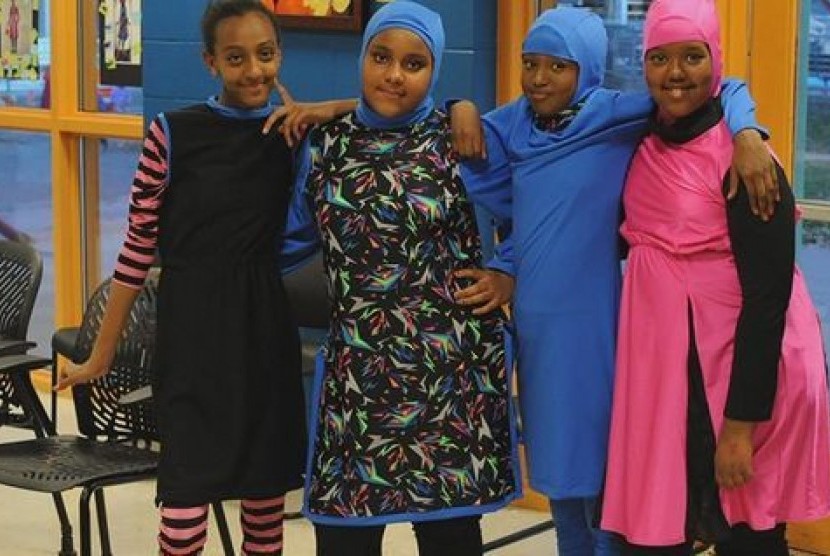 Baju basket syar'i ala muslimah Minneapolis