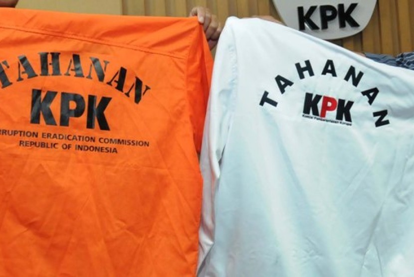 Baju koruptor tahanan KPK (ilustrasi).