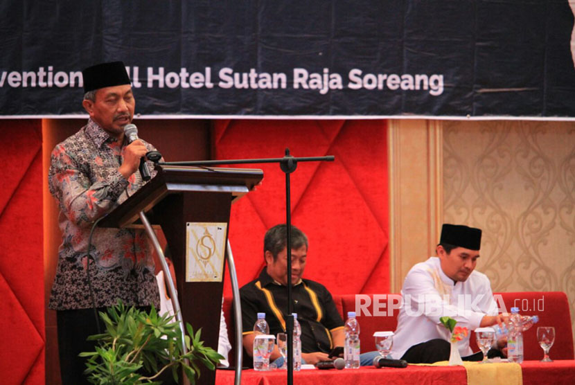 Bakal Calon Wakil Gubernur Jawa Barat dalam pilkada Jabar 2018 Ahmad Syaikhu yang juga merupakan Ketua DPW Partai Keadilan Sejahtera (PKS) Jawa Barat.
