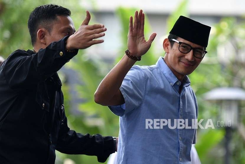 Bakal calon wakil presiden Pilpres 2019 Sandiaga Uno.