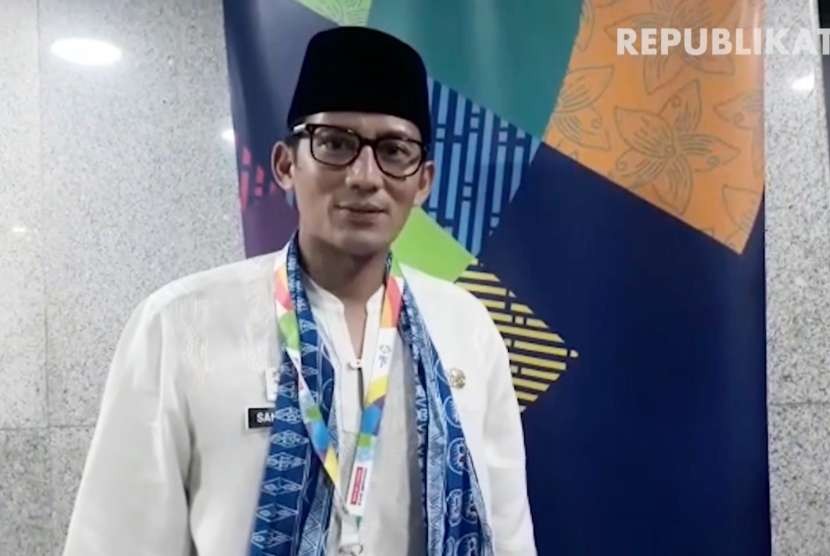 Sandiaga Uno, a vice presidential candidate of the opposition camp.