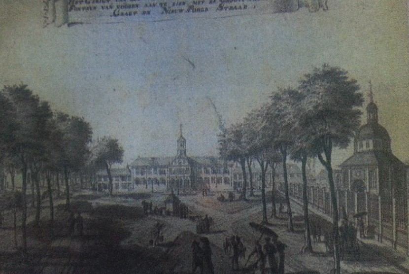 Balai Kota VOC dan Gereja Belanda.