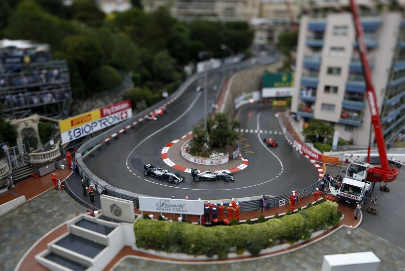 Balapan GP Monaco di Sirkuit Monte Carlo pada 2016.