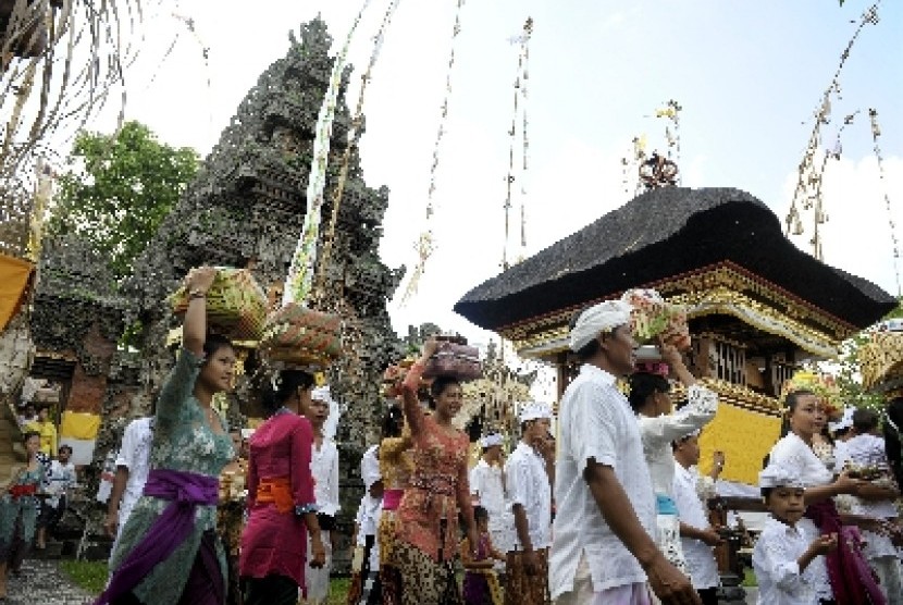 Penduduk Bali. Ilustrasi.