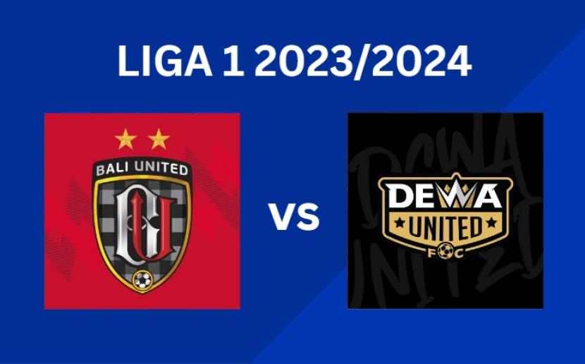 Bali United vs Dewa United di Liga 1 2023/2024, Sabtu (29/7/2023).