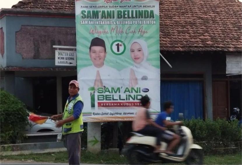 Baliho pasangan calon bupati dan wakil bupati Kudus, Sam