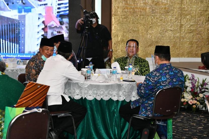 Bamsoet saat menghadiri Milad ke-108 Persyarikatan Muhammadiyah, di Gedung Pusat Dakwah Muhammadiyah, Jakarta, Rabu (18/11/20).