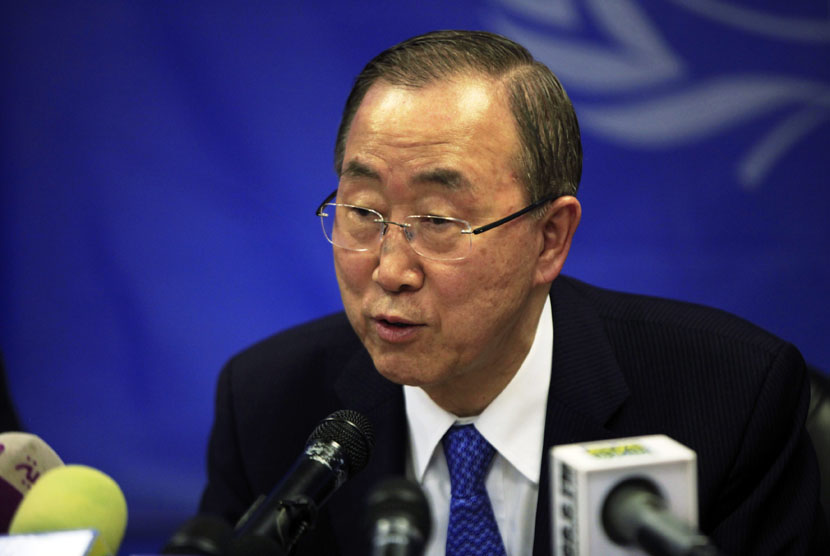 UN Secretary General Ban Ki-moon (file)