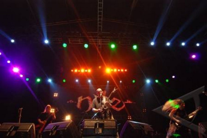 Band Metal Nile (AS), tampil dalam festival metal 