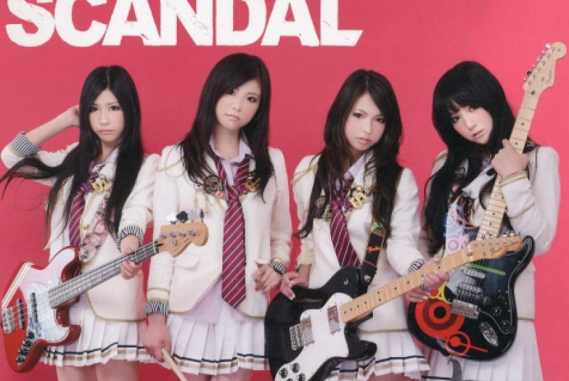 band wanita Jepang, Scandal 