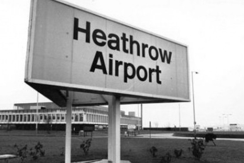 Bandara Heathrow Inggris tahun 1975