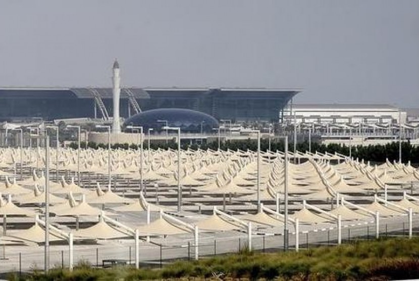 Bandara Internasional Hamad di Doha, Qatar.