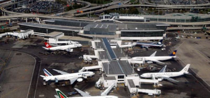  Bandara Internasional John F Kennedy di New York, Amerika Serikat.