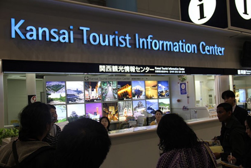 Bandara Kansai, Osaka, Jepang menjadi salah satu pintu masuk wisatawan ke Jepang.