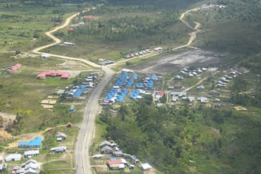 Bandara Oksibil di Kabupaten Pegunungan Bintang, Papua.