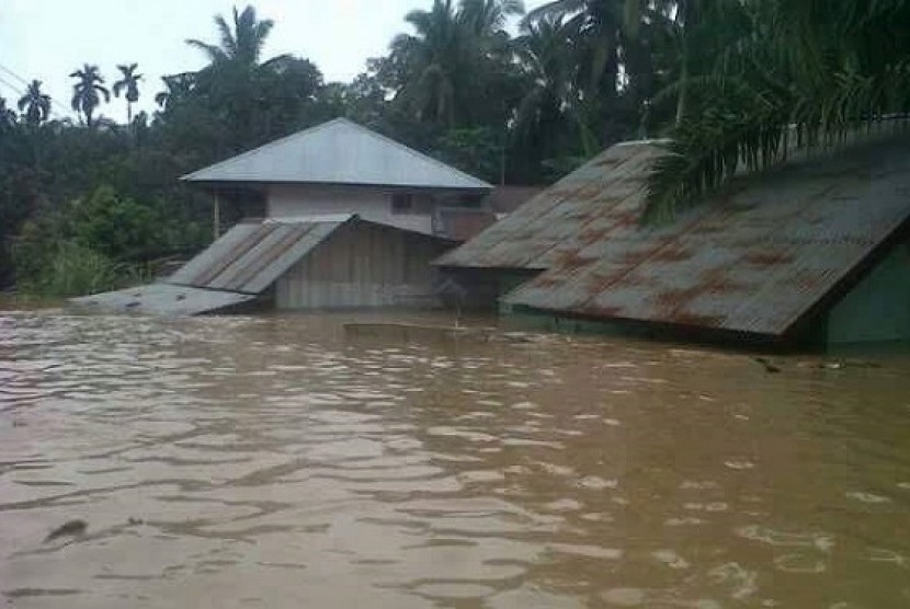 Banjir. Ilustrasi