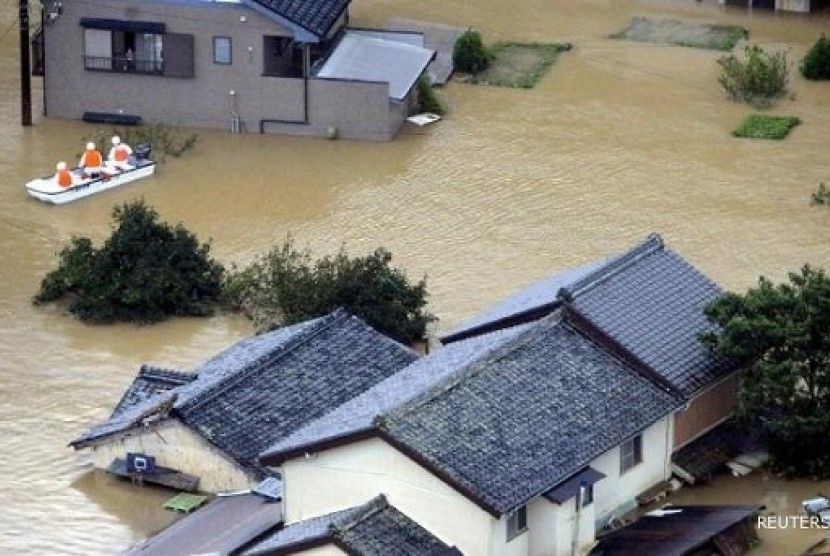 Banjir bandang di Rusia.