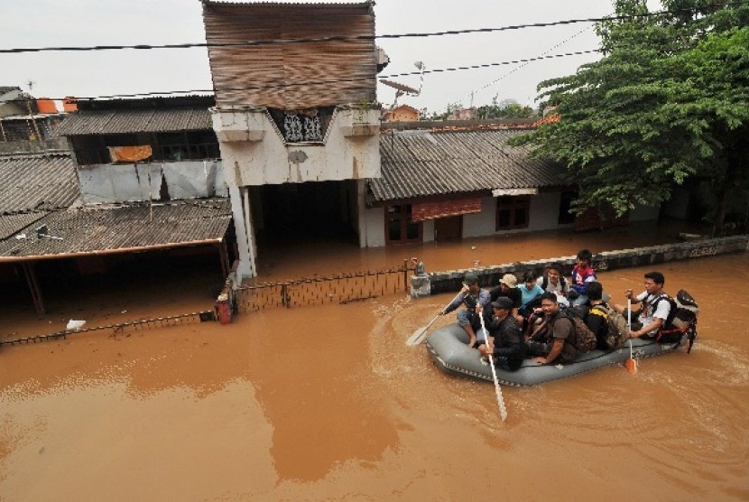 Banjir Bintaro (ilustrasi)