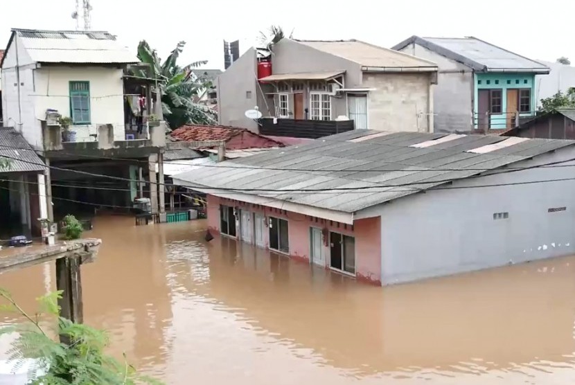 Banjir di Kampung Bayur, Jakarta Timur
