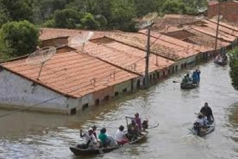 Banjir di Rio de Jenero, Brasil