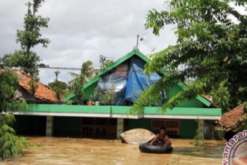 Banjir di Sukabumi (Ilustrasi)