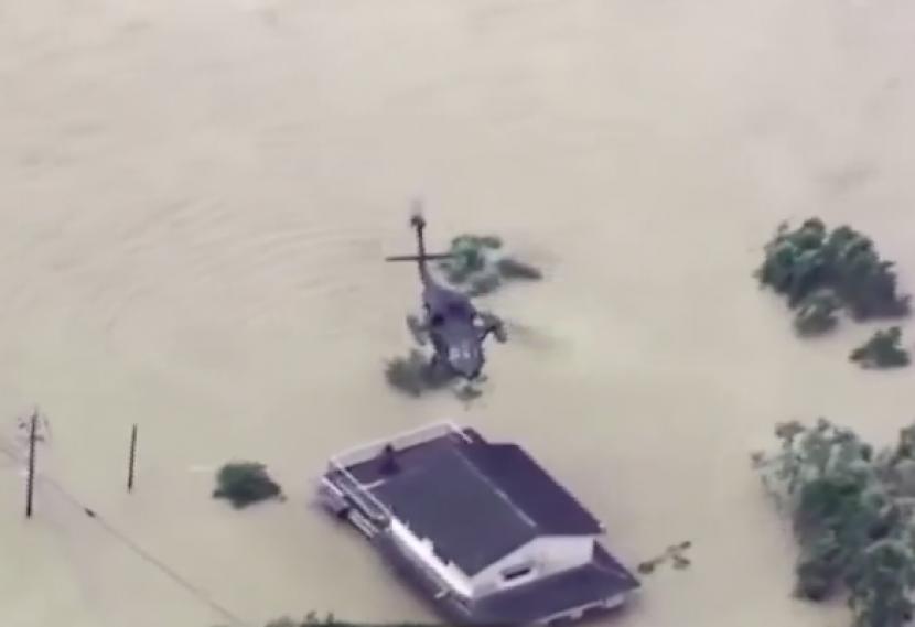 Banjir terjang Pulau Kyushu di Barat Daya Jepang.