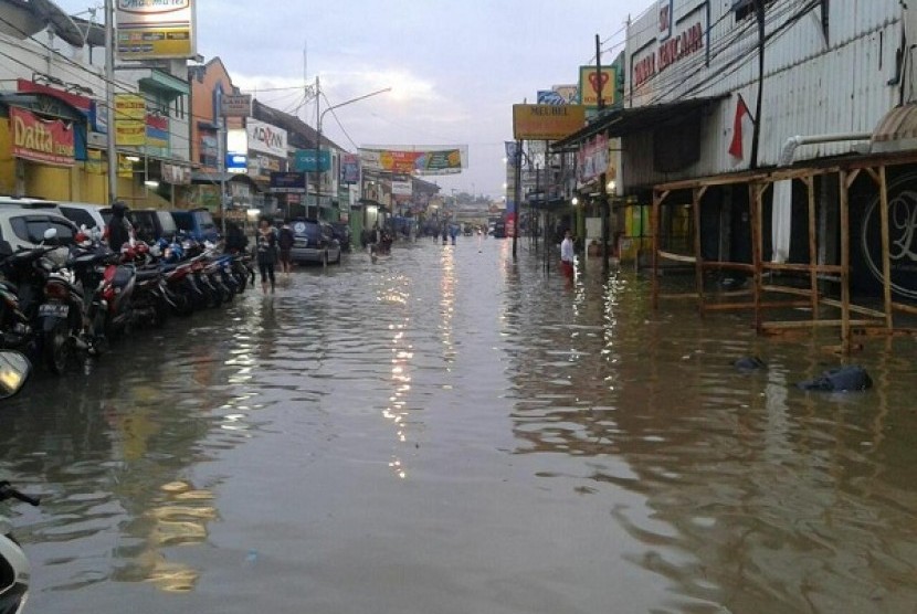 Banjir yang terjadi di Baleendah, Bandung