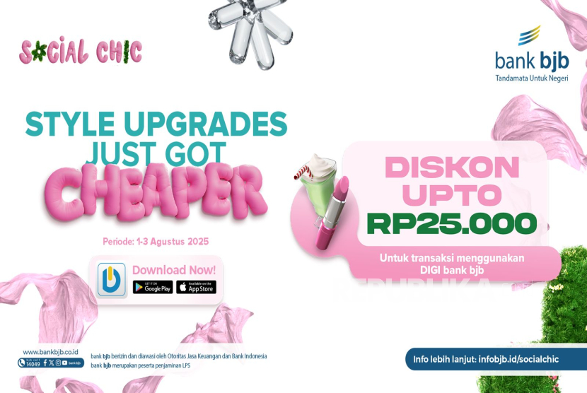 Bank bjb hadir di tengah kemeriahan Social Chic sebagai mitra gaya hidup finansial modern.